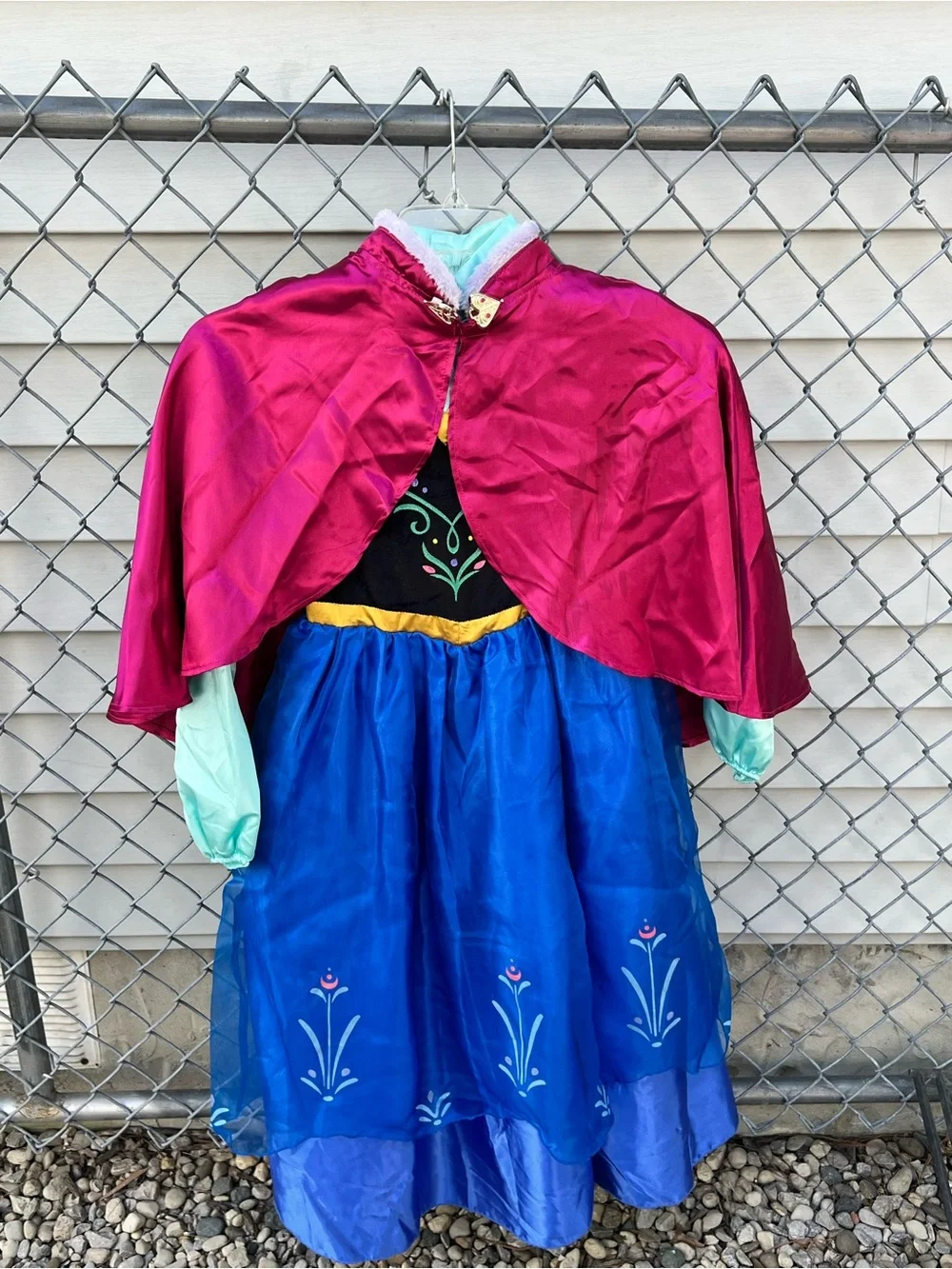 DISNEY STORE FROZEN ANNA Costume - Girls Size 9/10 Halloween Dress Up Princess - Picture 1 of 9